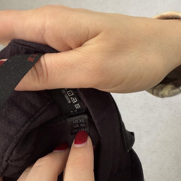 Free People Movement Pants Womens XS Black Cargo Wide Leg Drawstring Pockets - Picture 13 of 14